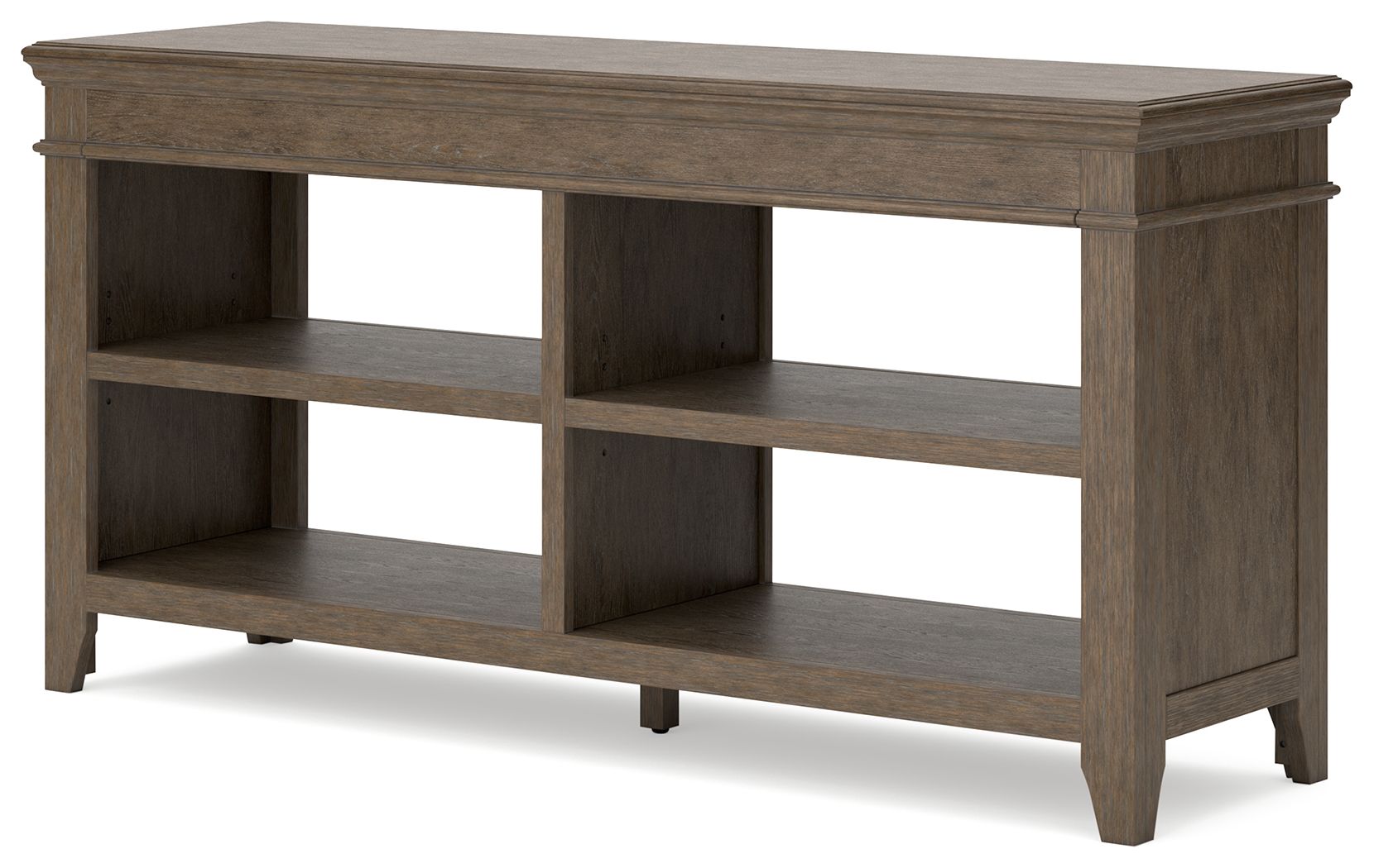 Signature Design by Ashley® Janismore - Weathered Gray - Credenza | Meri Furniture