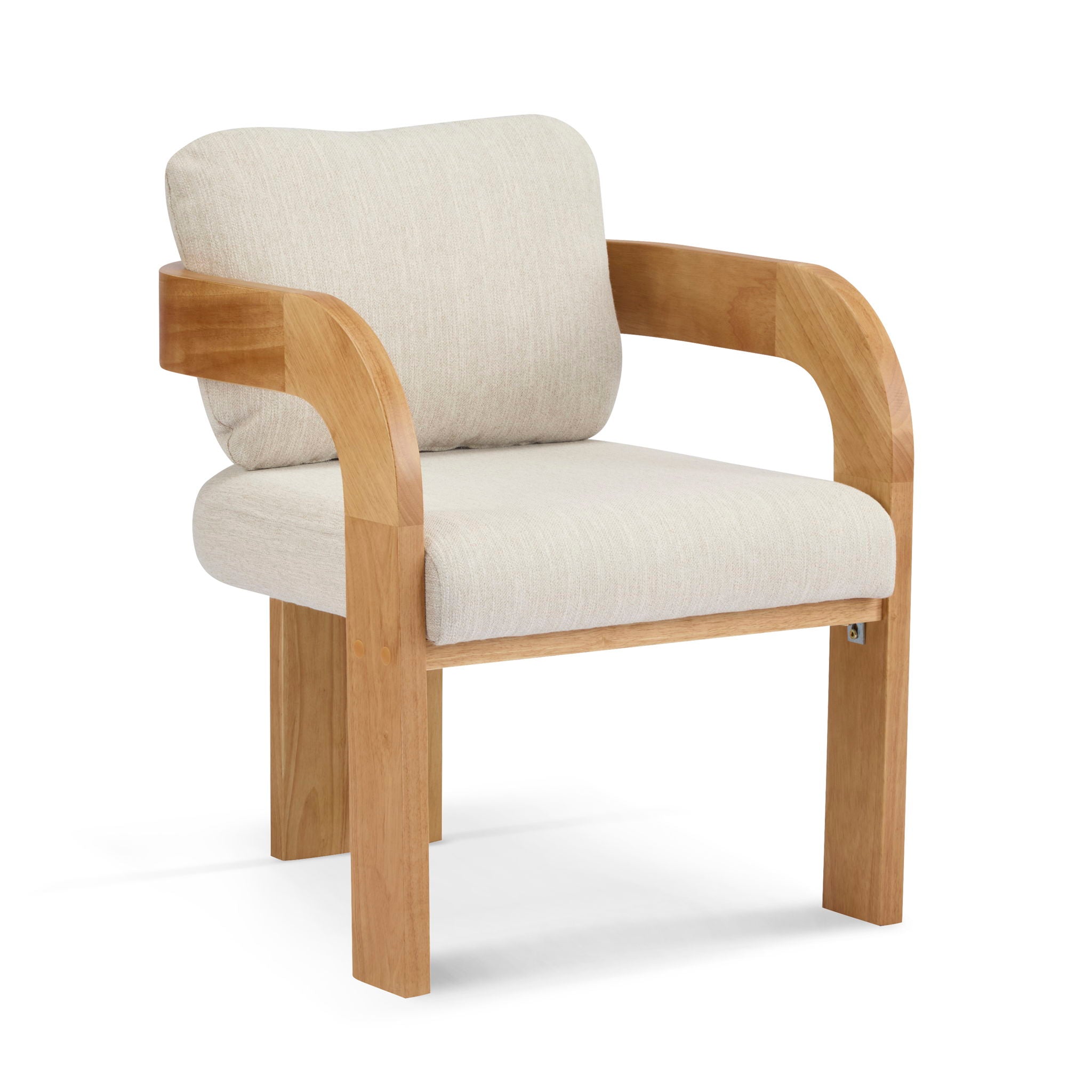 Dining Chairs With Pillow Back (Set of 2)