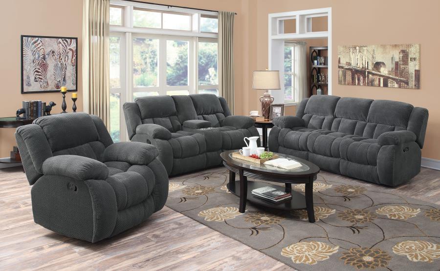 Coaster Fine Furniture Weissman - Upholstered Reclining Sofa Set | Meri Furniture