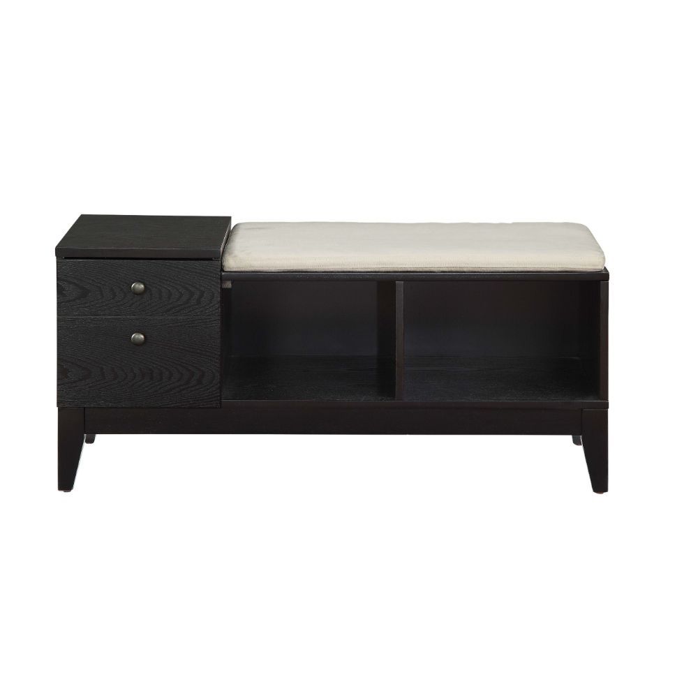 ACME Boyet - Bench - Fabric & Black | Meri Furniture