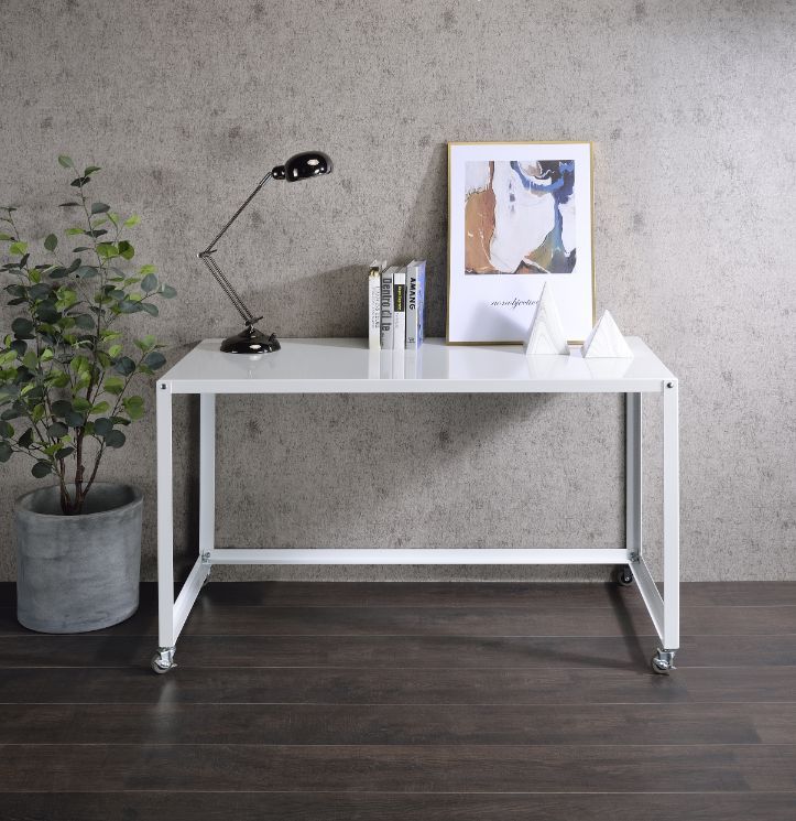 ACME Arcano - Writing Desk - White Finish | Meri Furniture