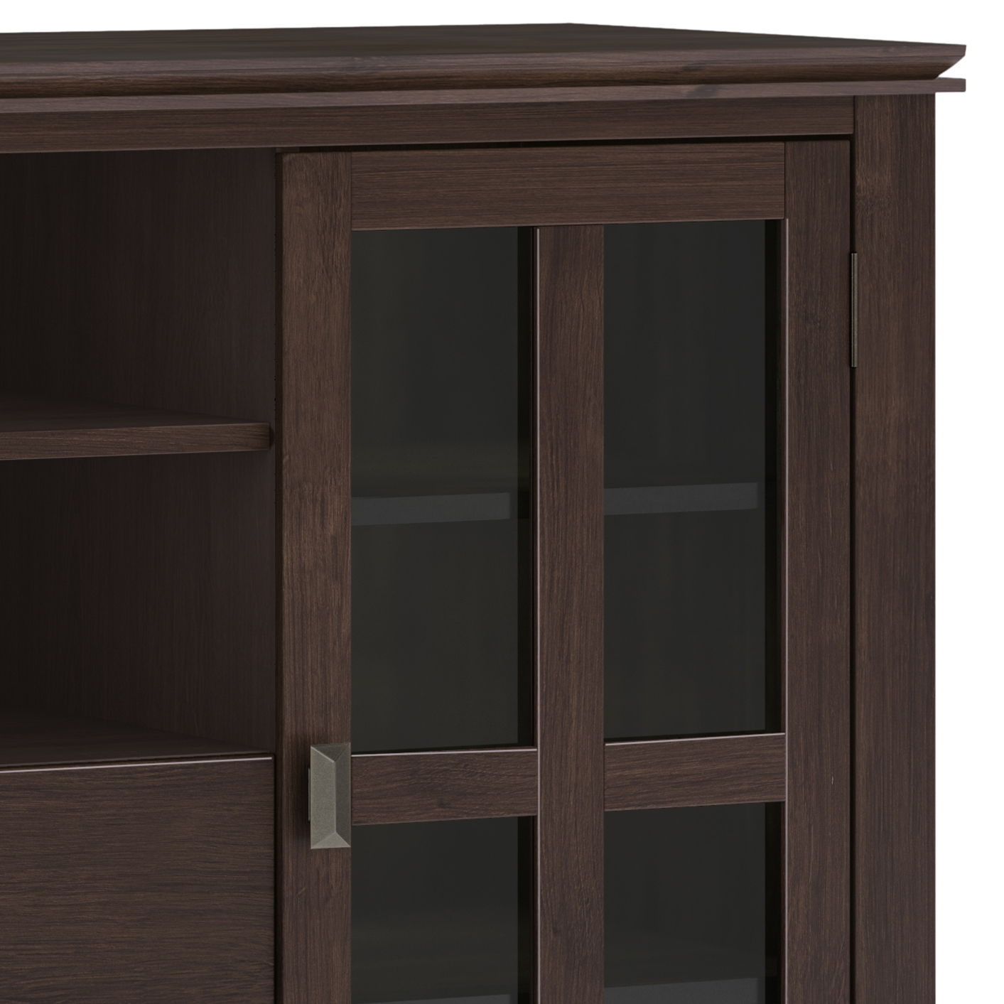 Artisan - Tall TV Media Stand - Dark Chestnut Brown