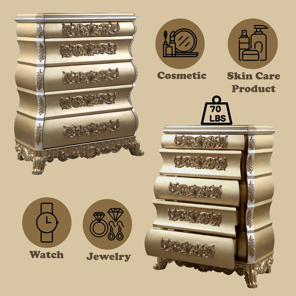 Seville - Chest - Gold