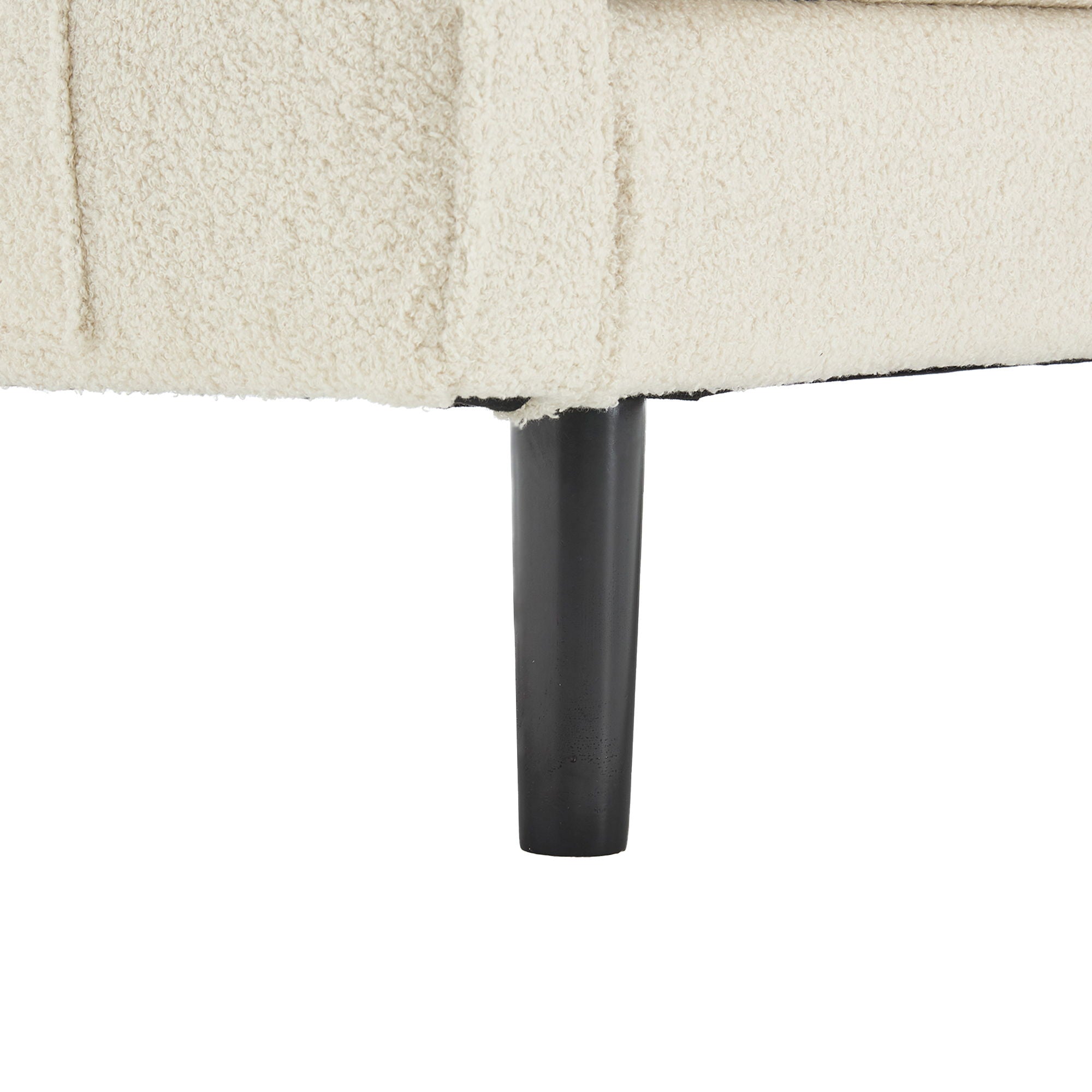 Mid Century Modern Loveseat Sofa With USB Ports, Removable Pillow Cover