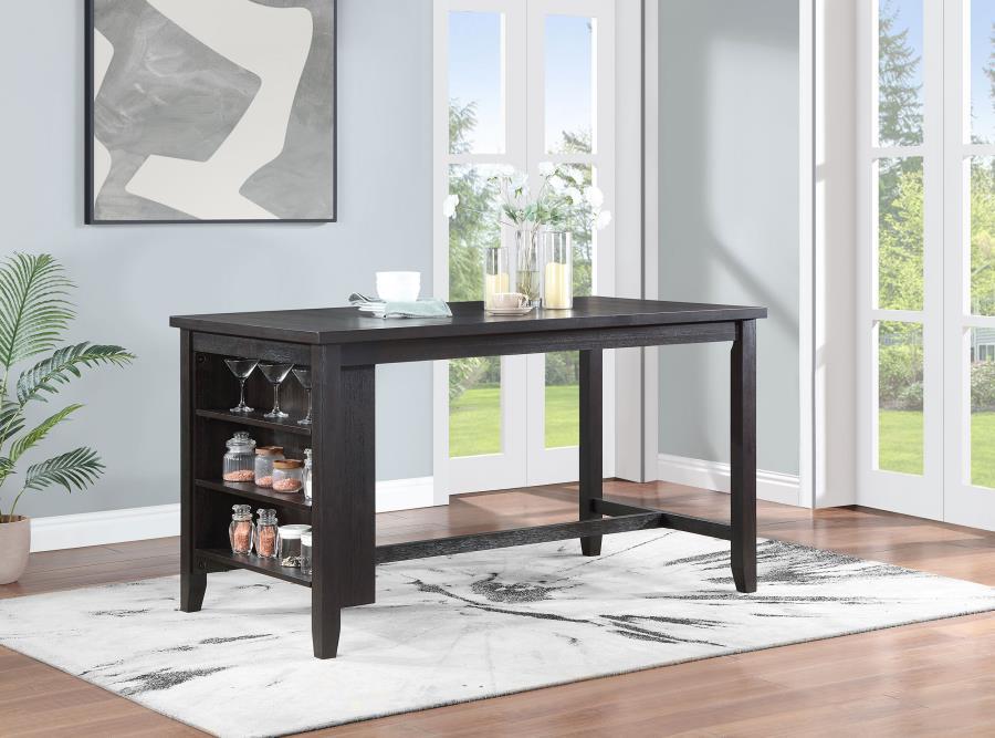 Elliston - Counter Height Dining Table - Dark Gray