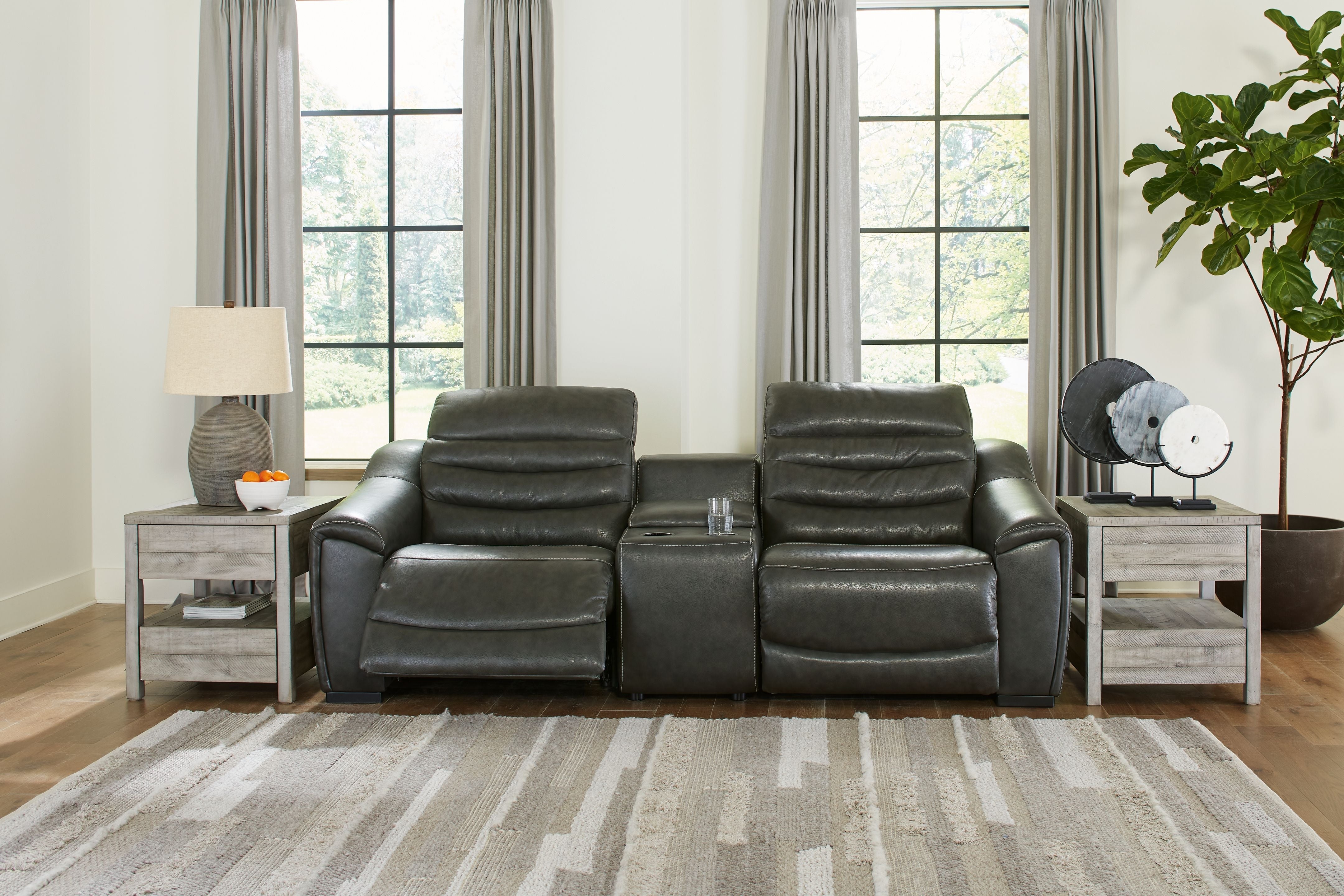 Signature Design by Ashley® Center Line - Power Recliner Sectional | Meri Furniture