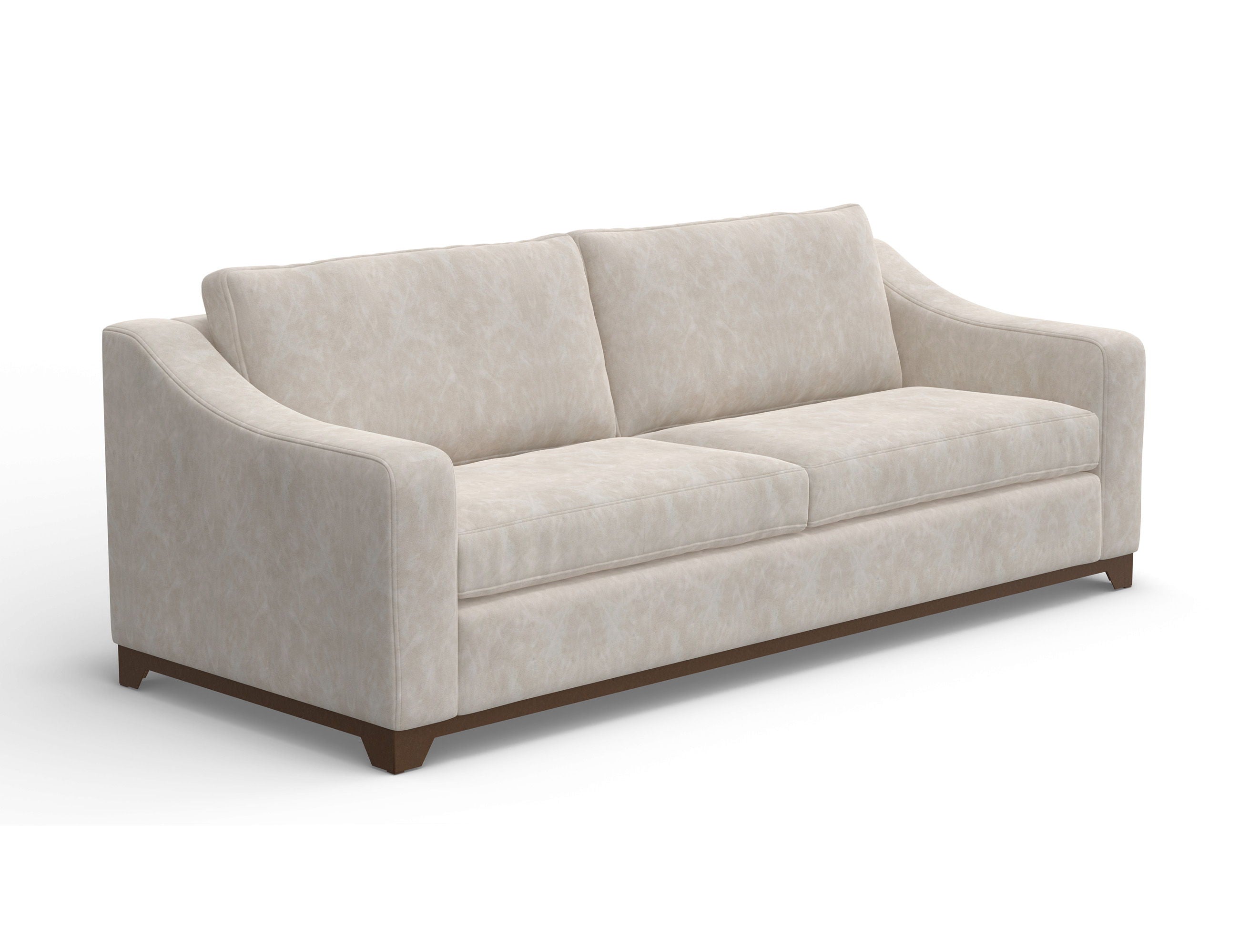 International Furniture Direct Natural Parota - Sofa - Marfil | Meri Furniture