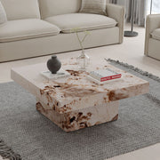 ACME Fultan - Coffee Table - Engineered Stone Finish | Meri Furniture