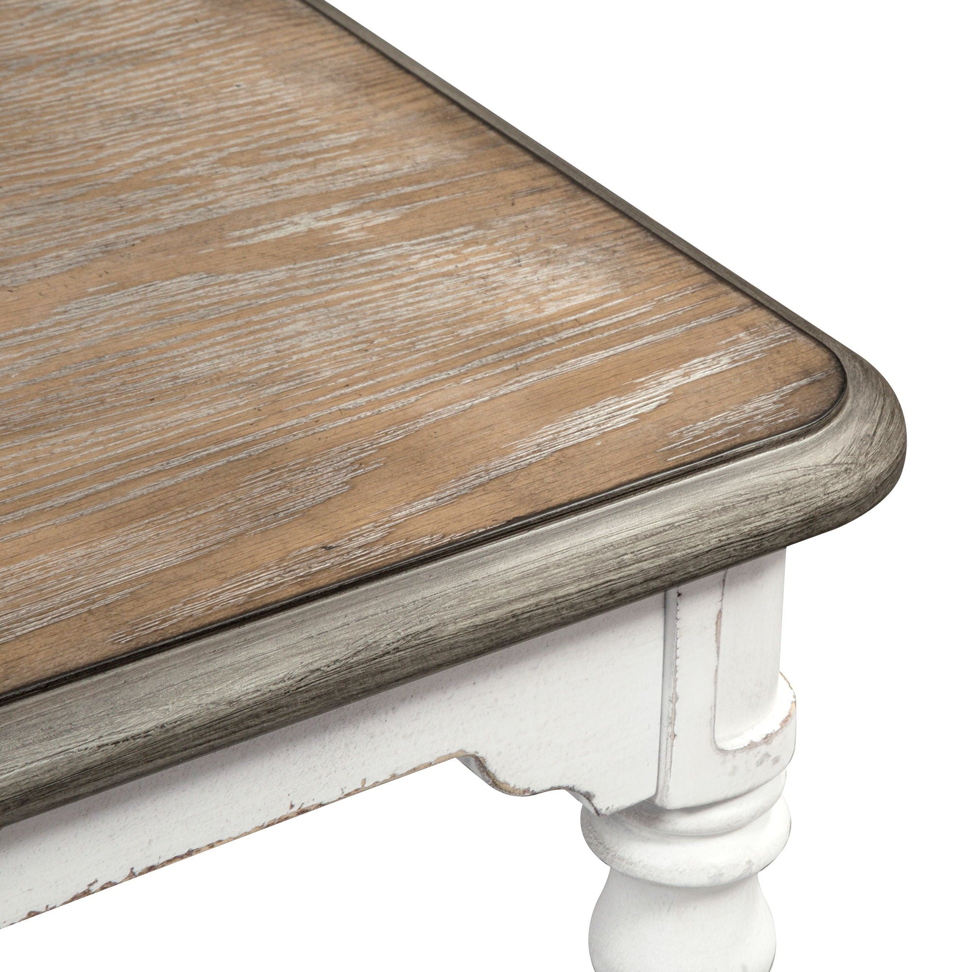 Liberty Furniture Magnolia Manor - Dining Bench - White | Meri Furniture