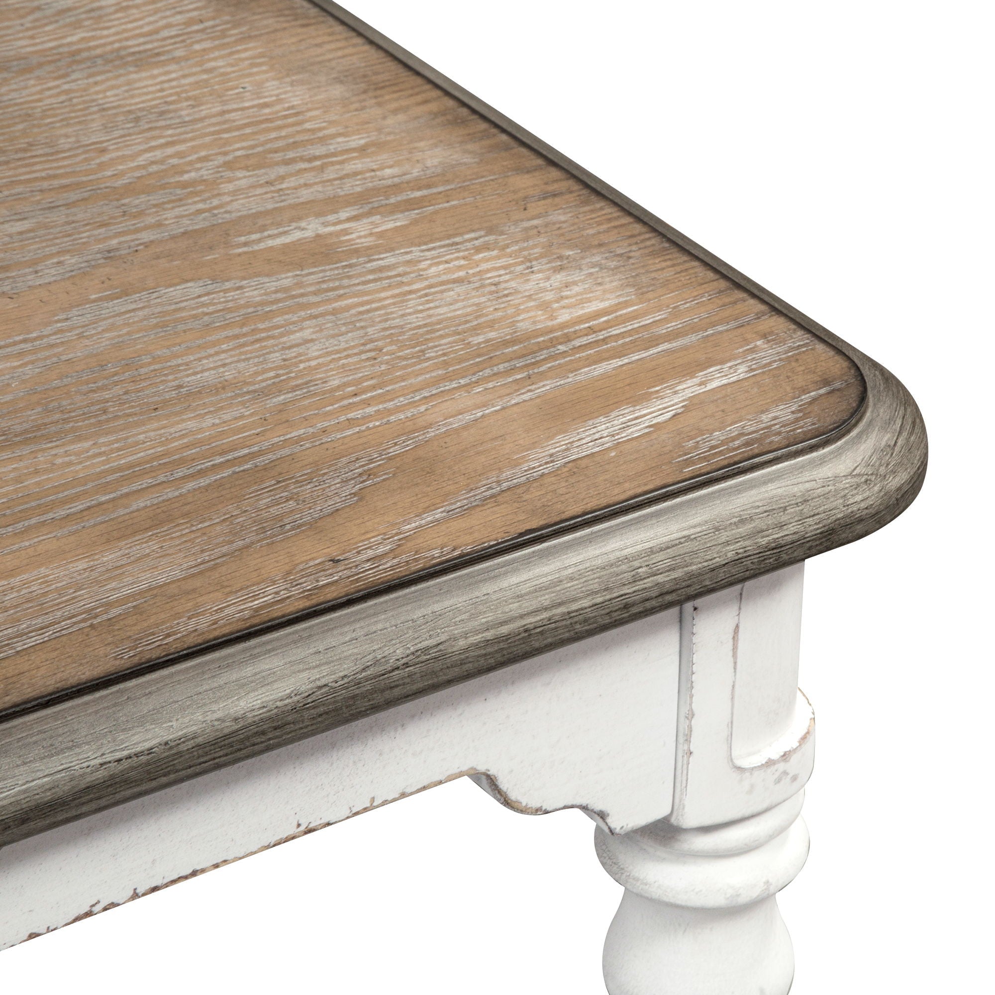 Liberty Furniture Magnolia Manor - Dining Bench - White | Meri Furniture