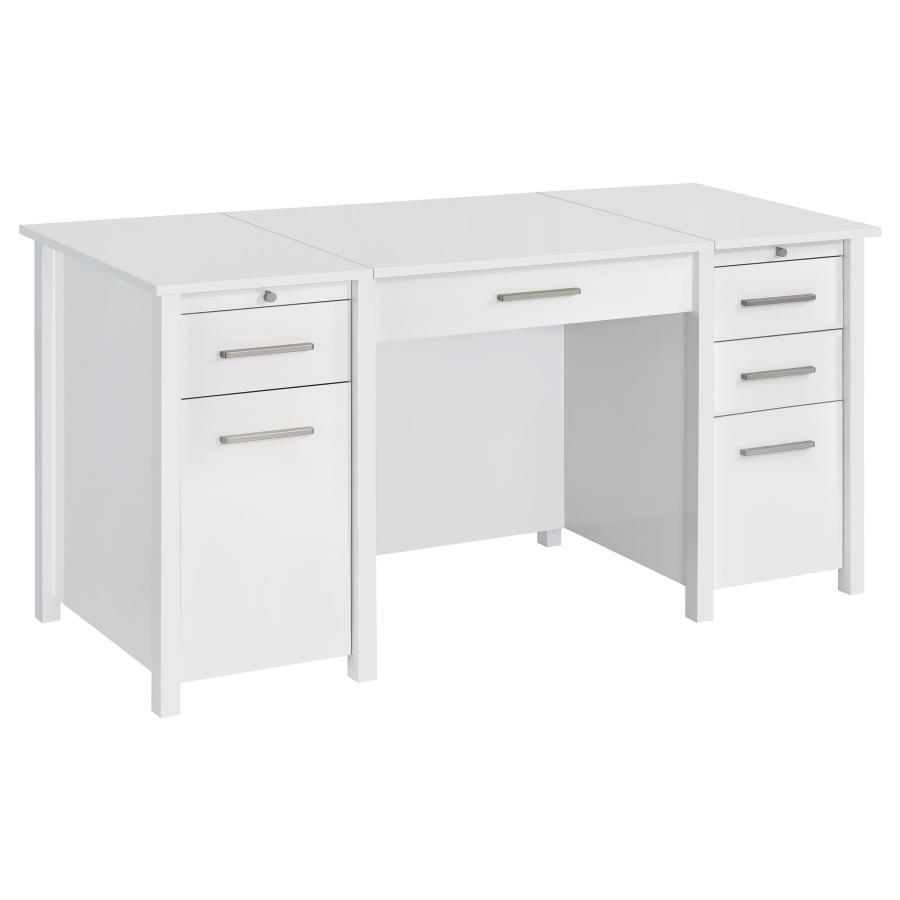 Coaster Fine Furniture Dylan - 4-Drawer Lift Top Office Desk | Meri Furniture