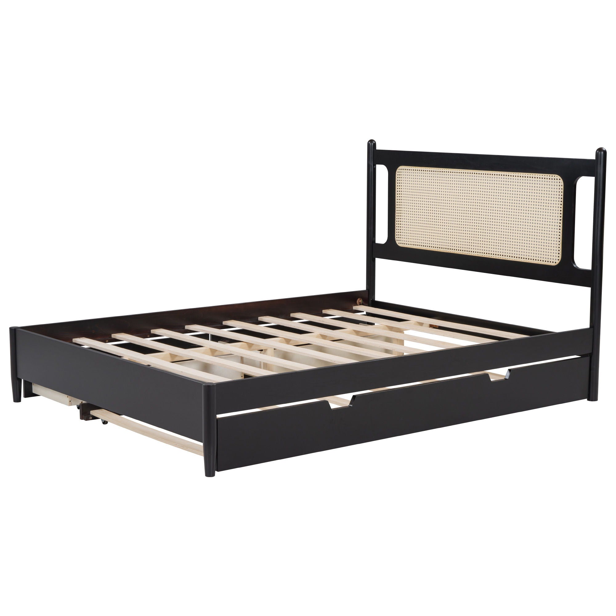 Platform Bed With 2 Big Drawers & Trundle