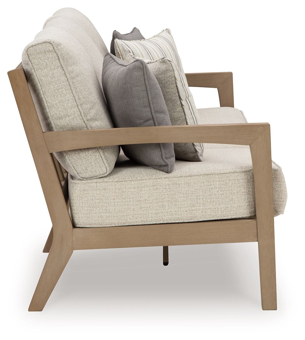 Signature Design by Ashley® Hallow Creek - Driftwood - 6 Pc. - Lounge Set | Meri Furniture
