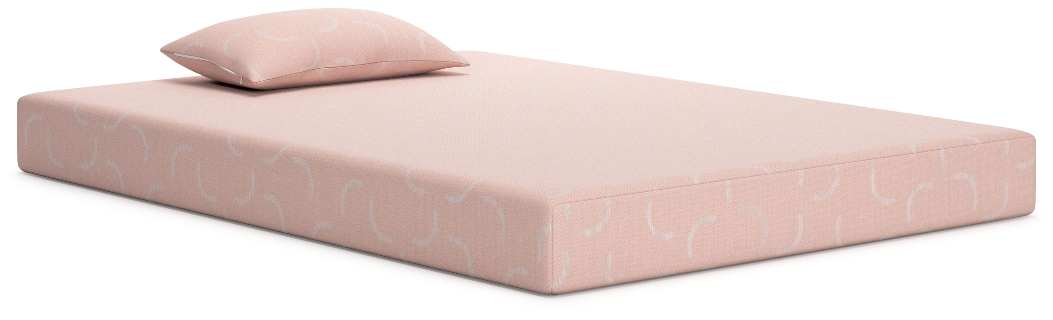Sierra Sleep® by Ashley Ikidz Coral - Mattress And Pillow Set of 2 | Meri Furniture