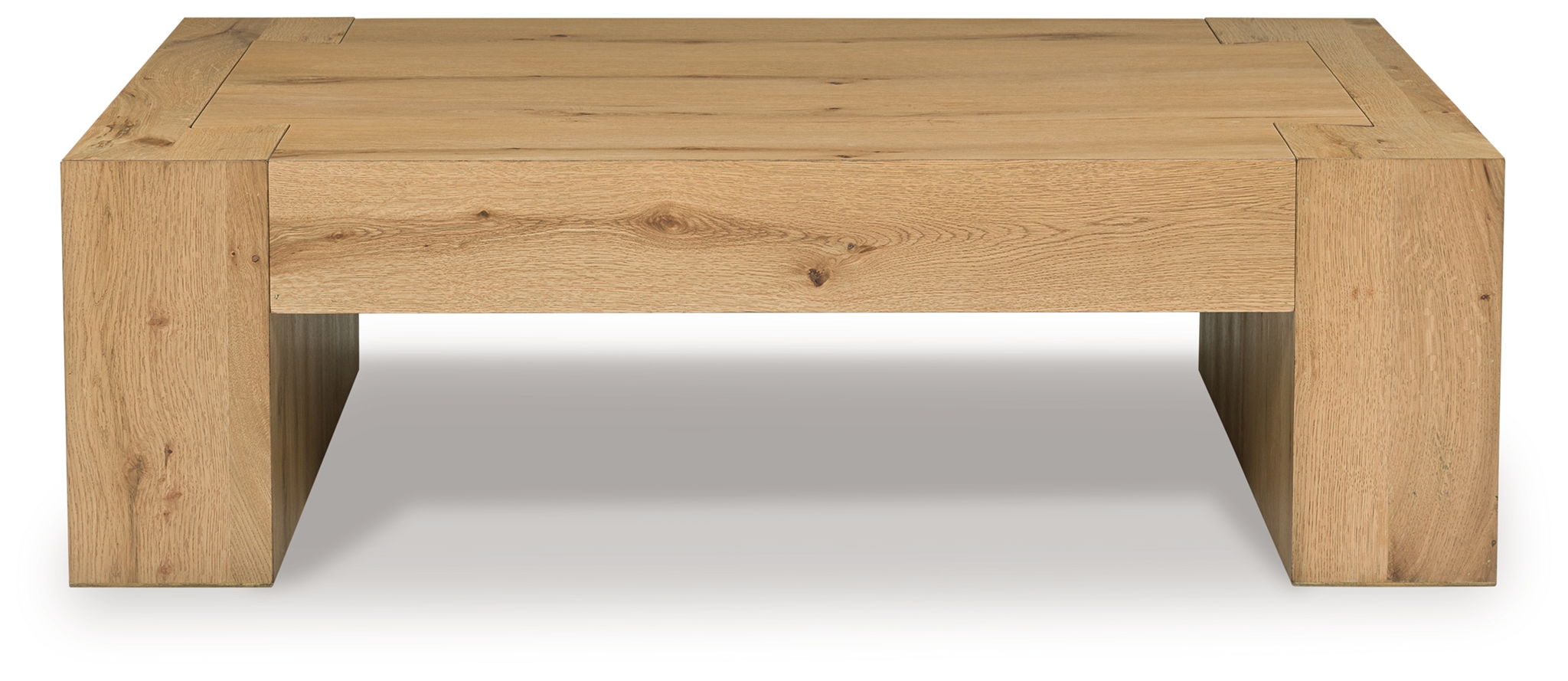 Bracken - Rectangular Cocktail Table - Light Brown