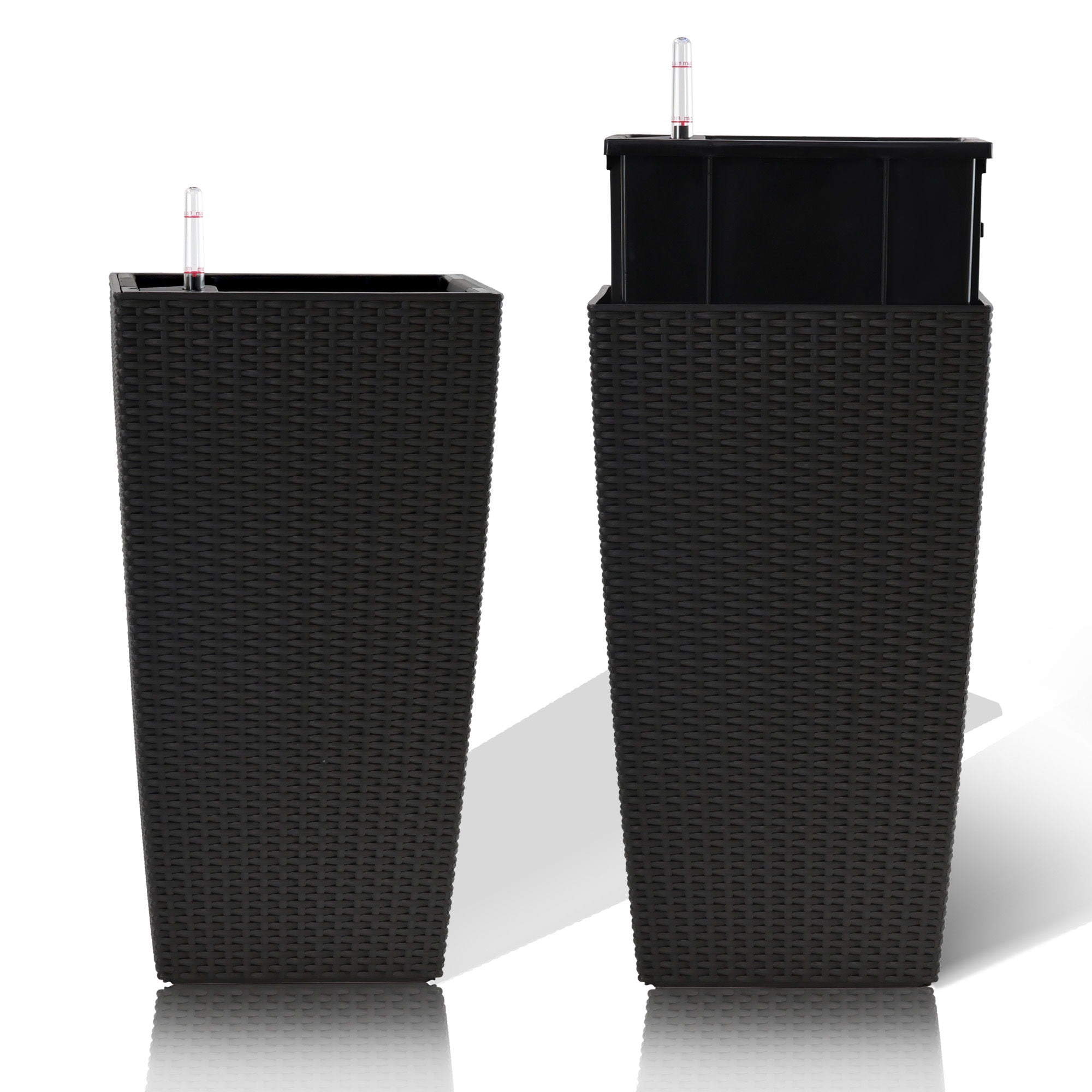 Indoor Outdoor Planter With Automatic Watering System (Set of 2)