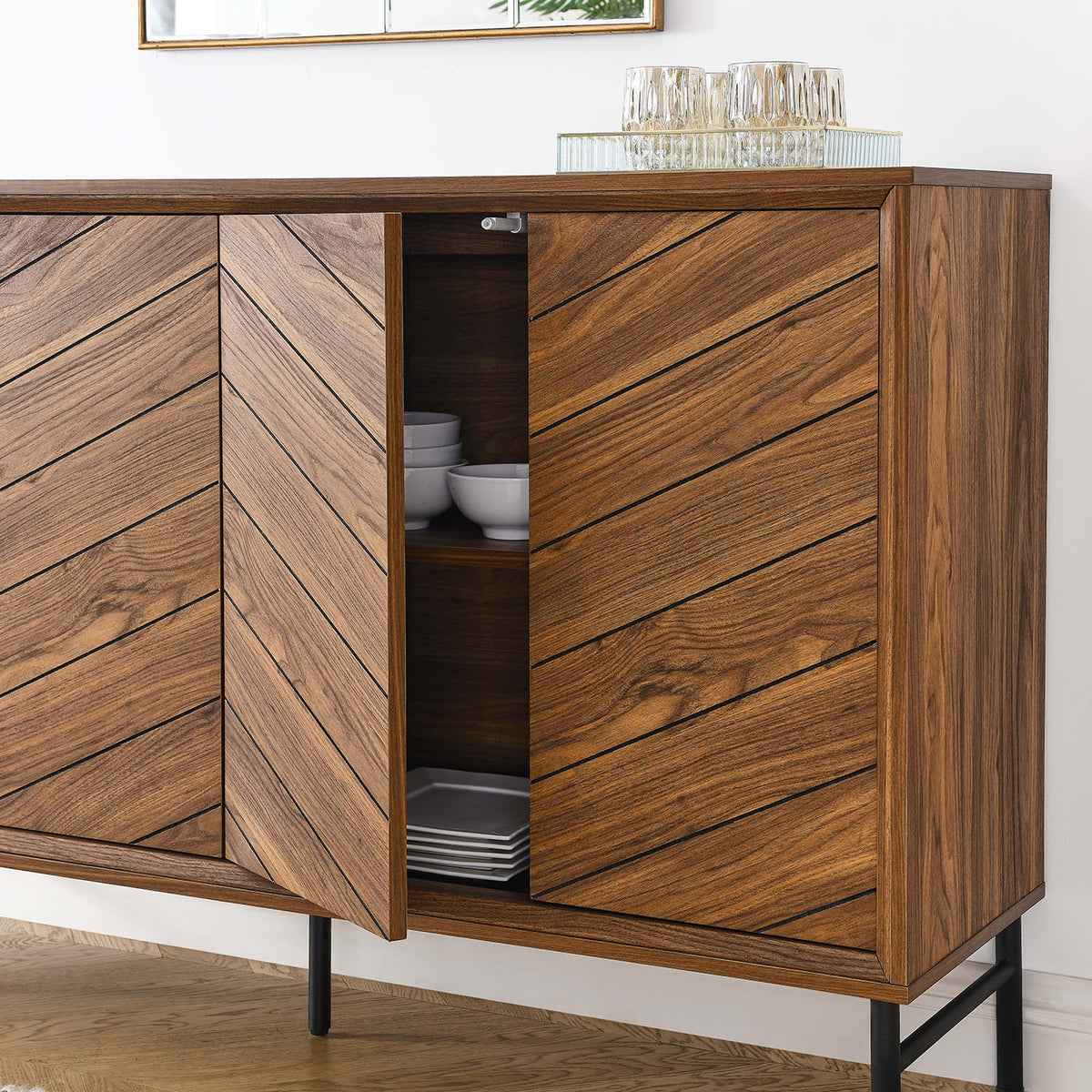 Harper Chevron Sideboard by Modway