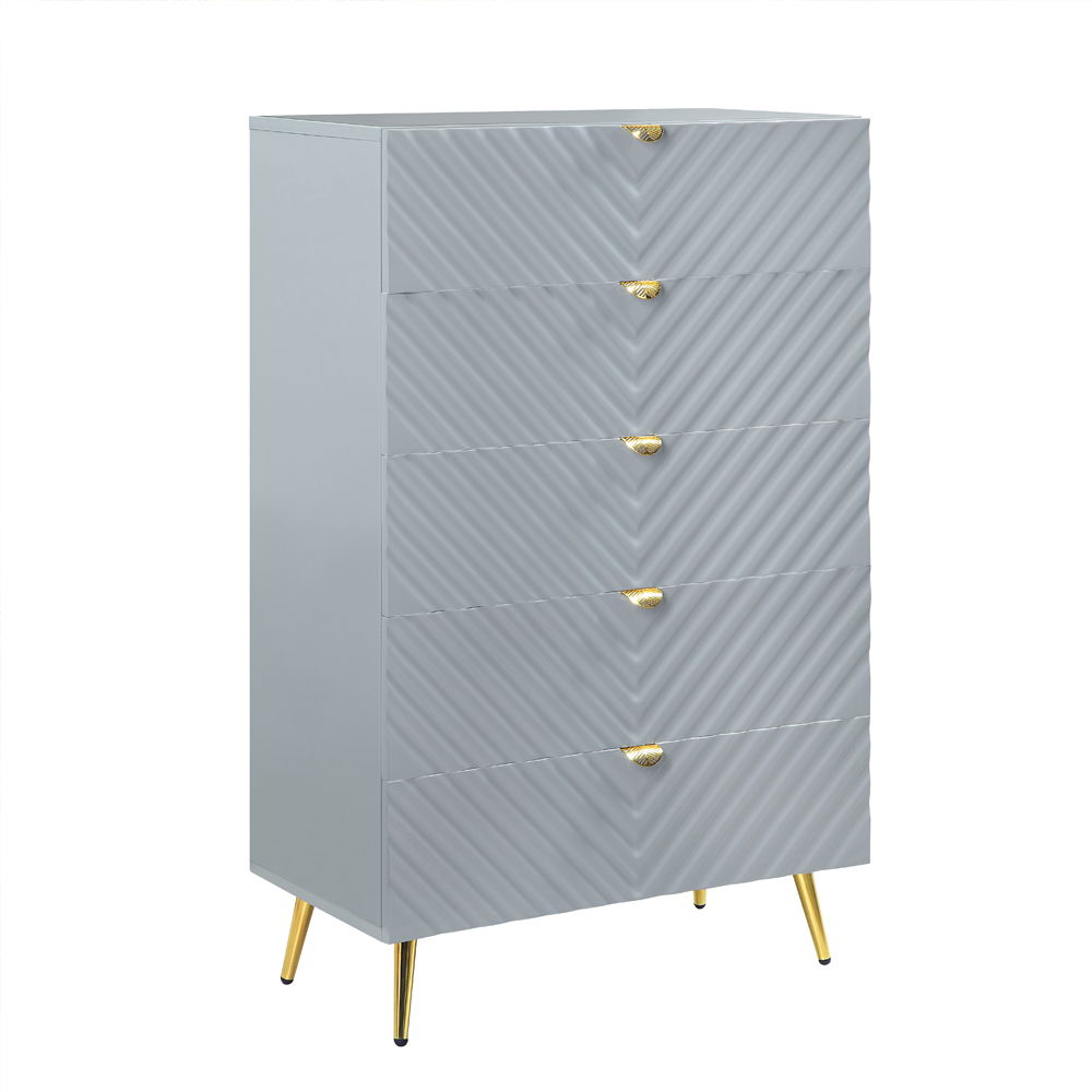 ACME Gaines - Chest - Gray High | Meri Furniture
