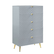 ACME Gaines - Chest - Gray High | Meri Furniture