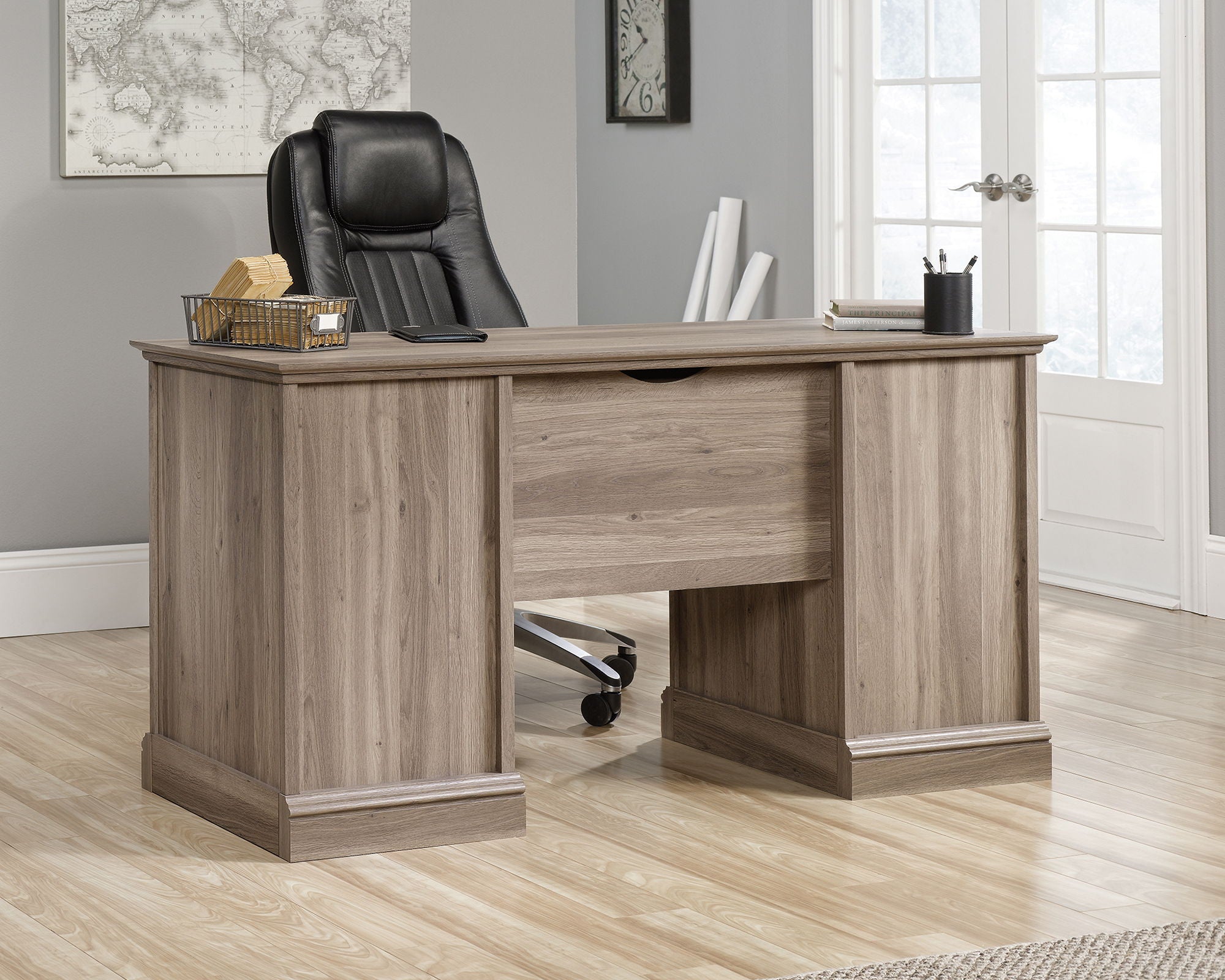 Barrister Lane Executive Desk Salt Oak