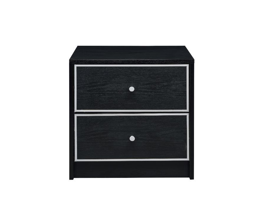 Jabir - Accent Table - Black & Silver