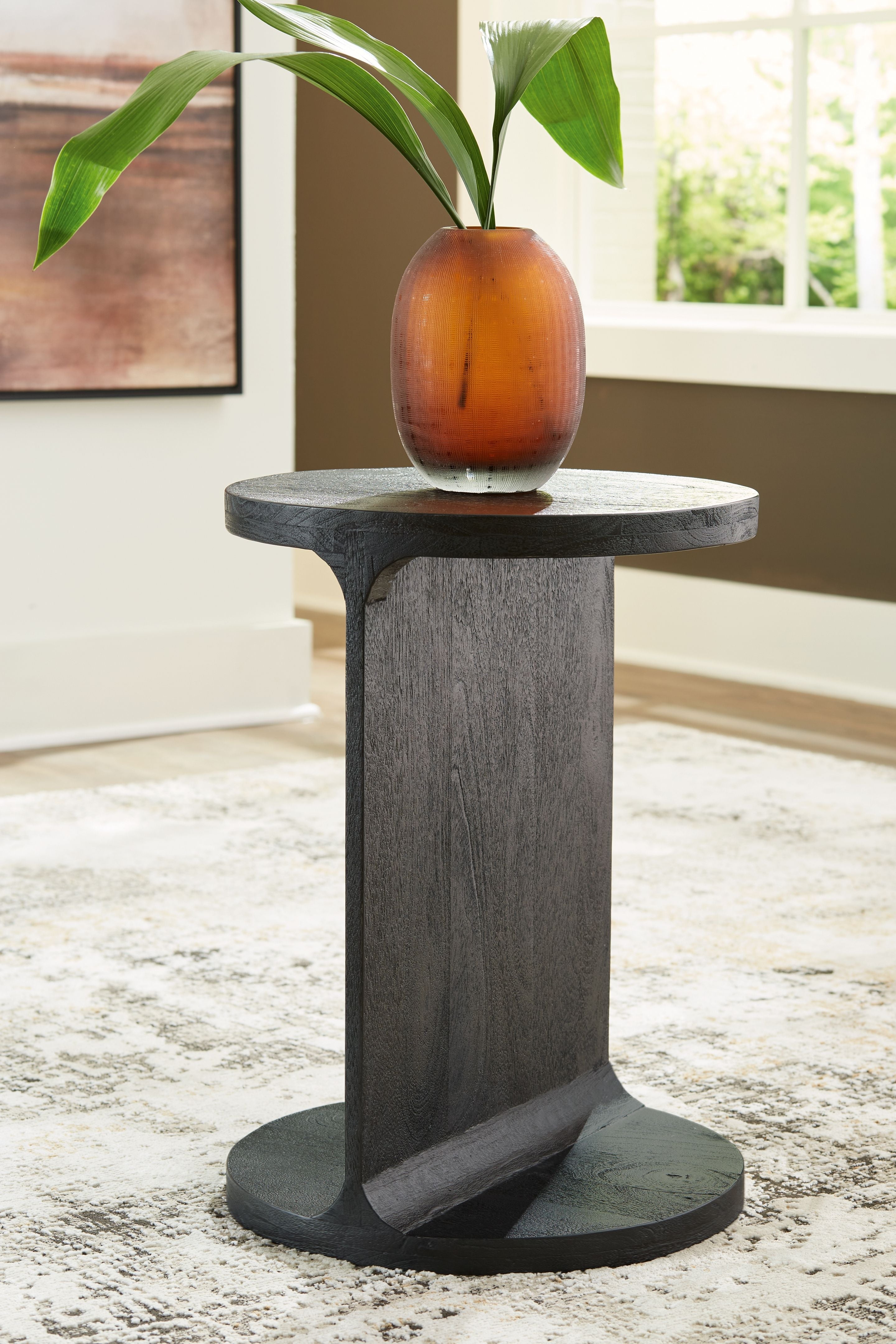 Signature Design by Ashley® Adderley - Black - Accent Table | Meri Furniture