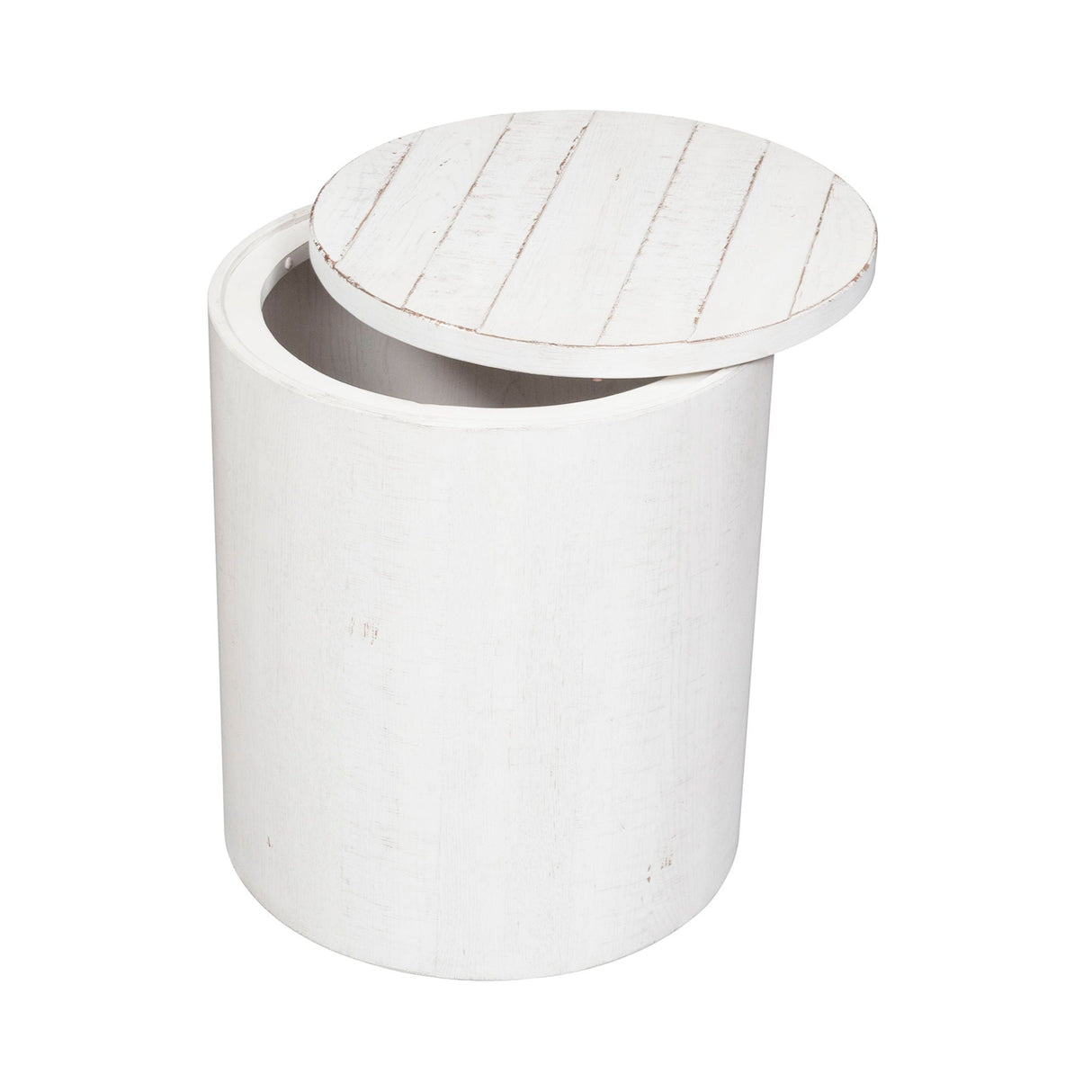 Liberty Furniture Modern Farmhouse - Drum End Table | Meri Furniture