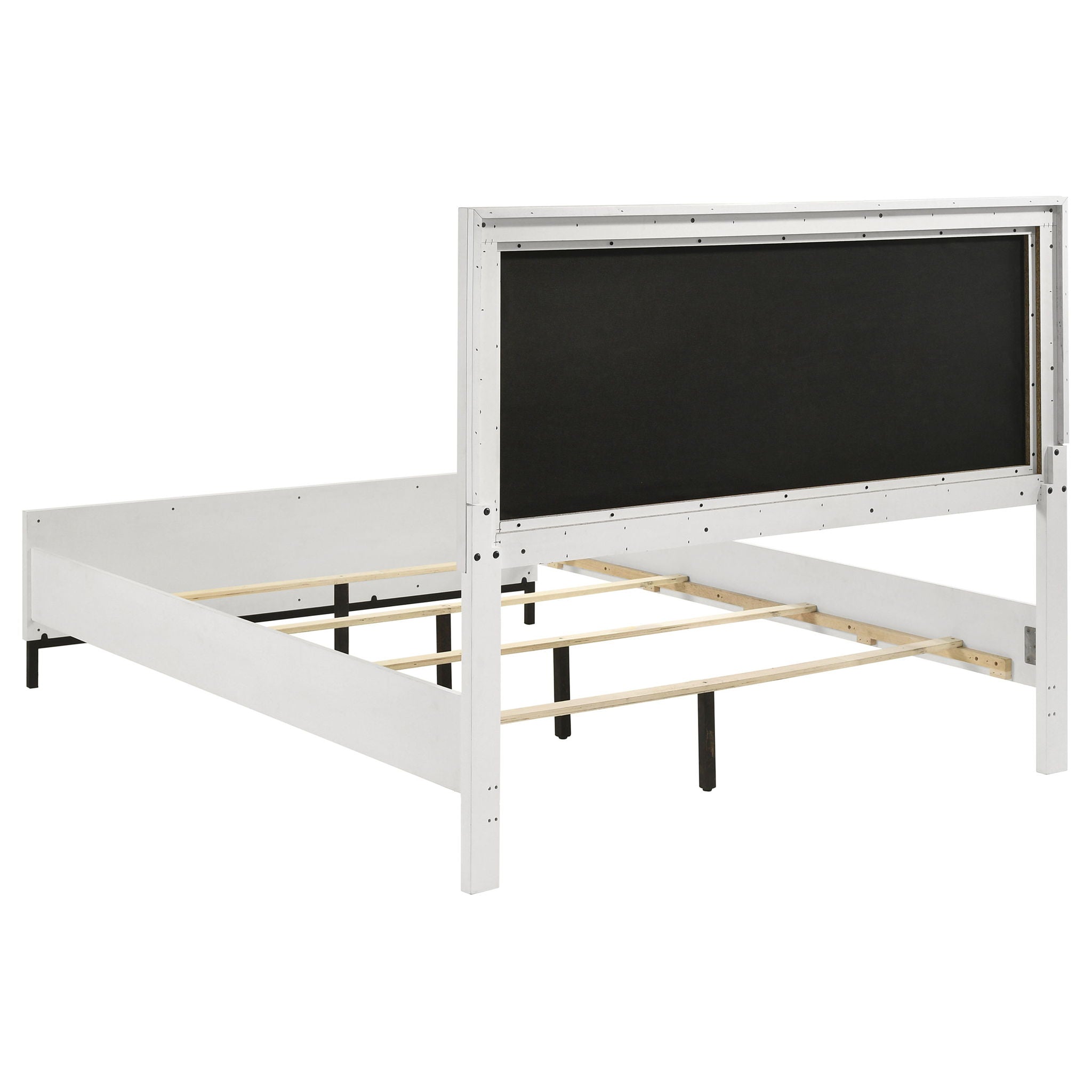 Taraval - Queen Upholstered Panel Bed - White