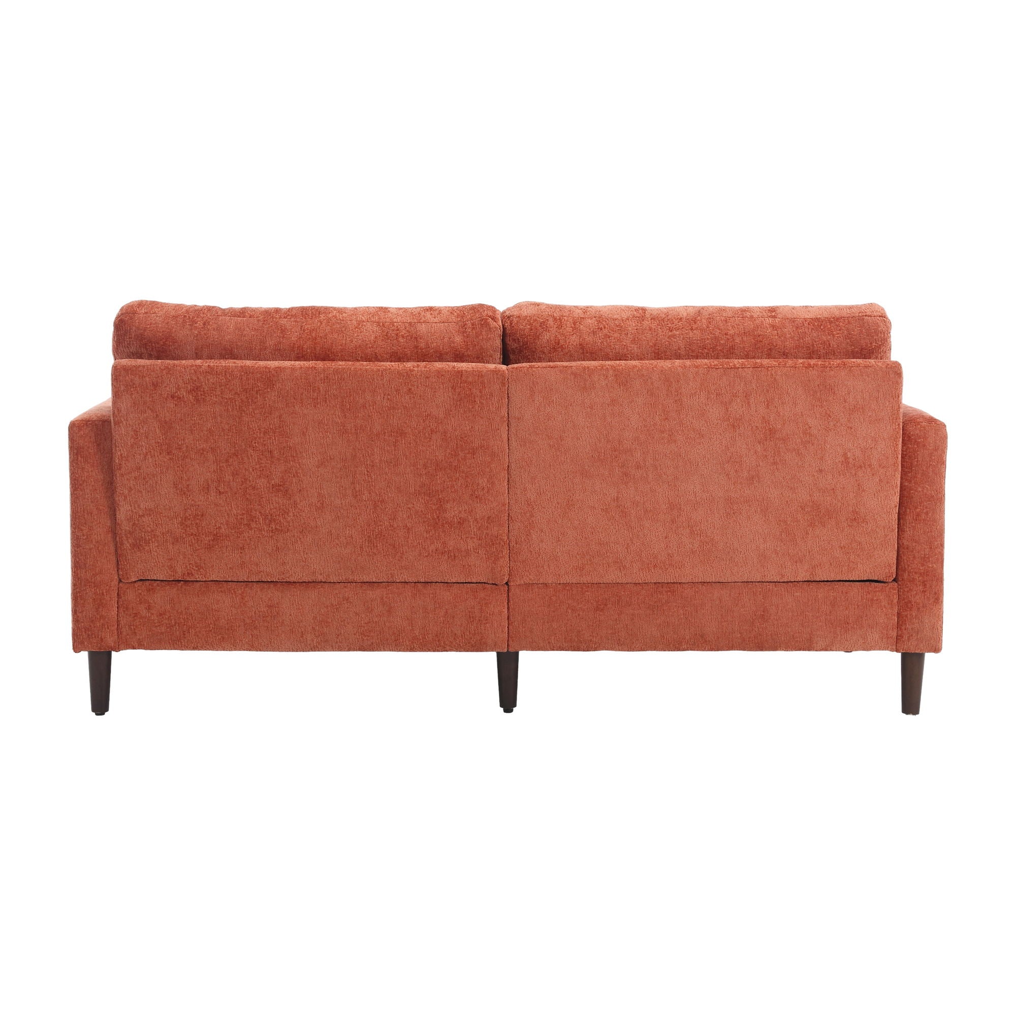 Mid Century Modern Fabric Loveseat Sofa, 2 Seat Upholstered Couch