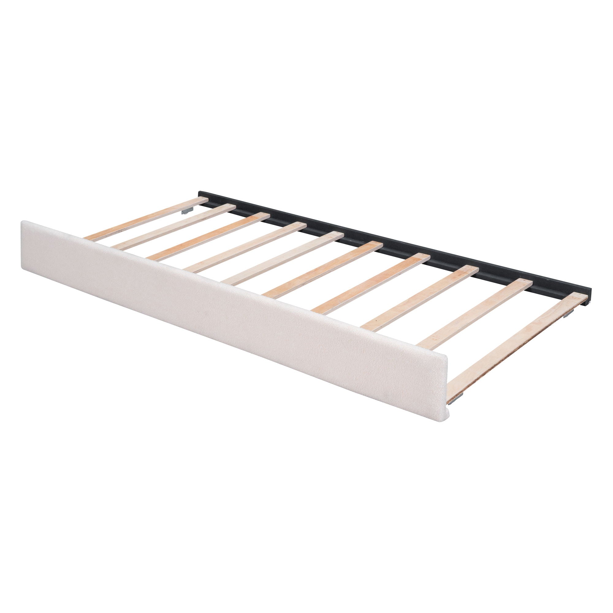 Upholstered Platform Bed With Trundle