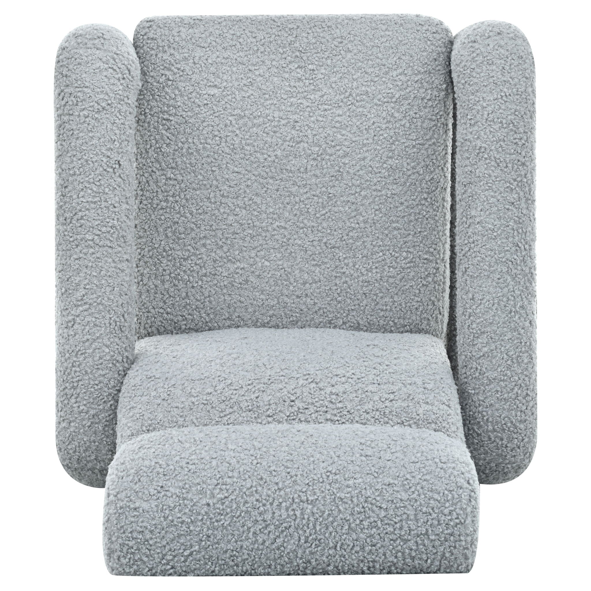 Push Back Recliner Armchair Upholstered Recliner Chair Single Sofa With Adjustable Backrest