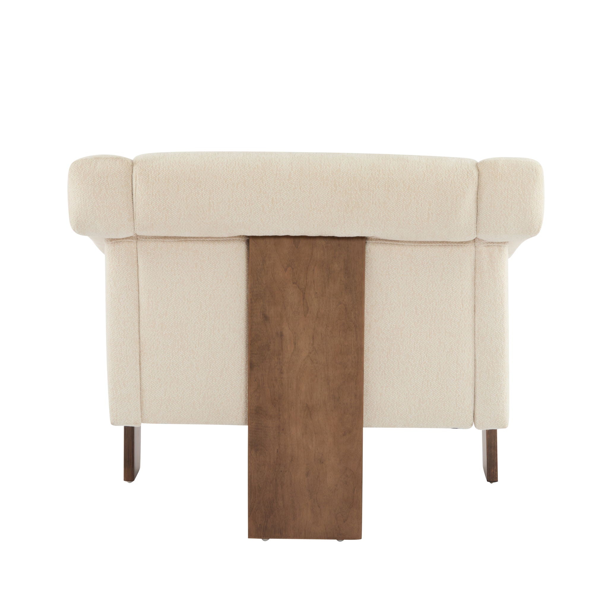 Sierra - Vintage Modern Accent Chair With Deep Cushions And Wide Armrests