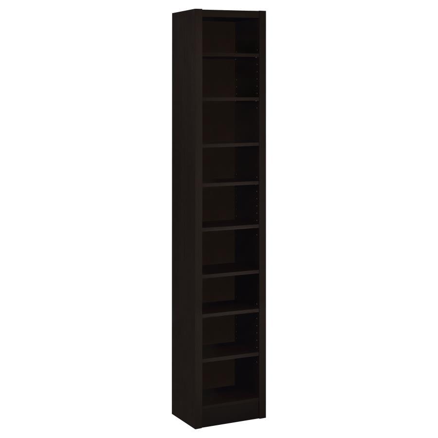Coaster Fine Furniture Eliam - 9-Shelf Bookcase - Cappuccino | Meri Furniture