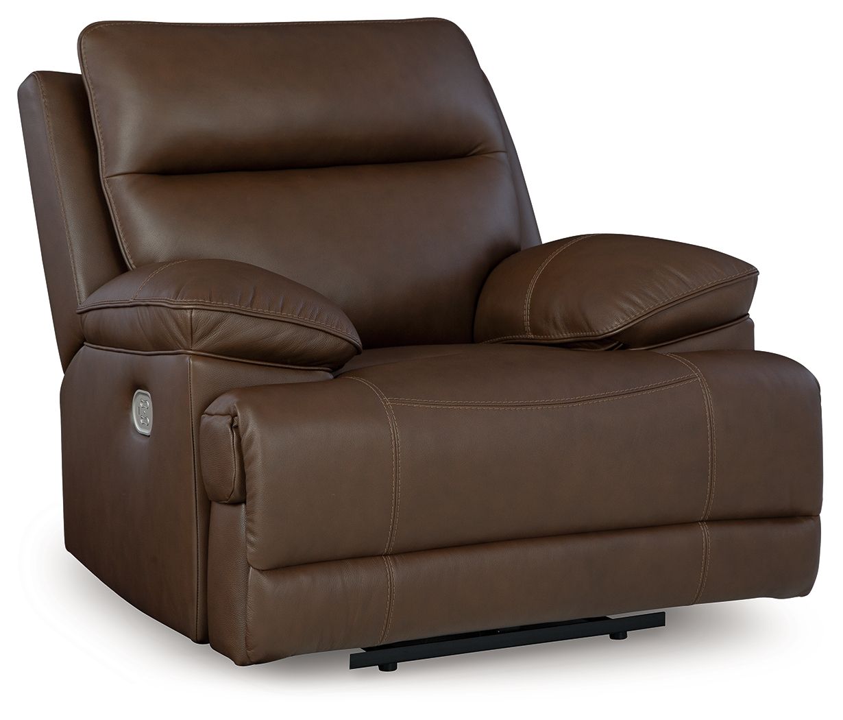Signature Design by Ashley® Vonryan - Tobacco - Power Recliner / Adj Headrest | Meri Furniture
