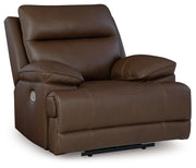 Signature Design by Ashley® Vonryan - Tobacco - Power Recliner / Adj Headrest | Meri Furniture