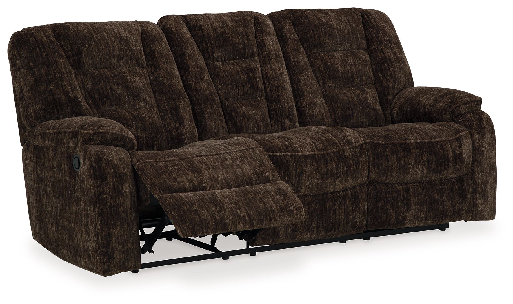Signature Design by Ashley® Soundwave - Reclining Sofa W/Drop Down Table | Meri Furniture