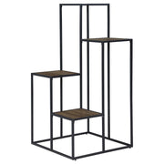 Coaster Fine Furniture Rito - 4-Tier Multi-Display Shelf - Rustic Brown And Black | Meri Furniture