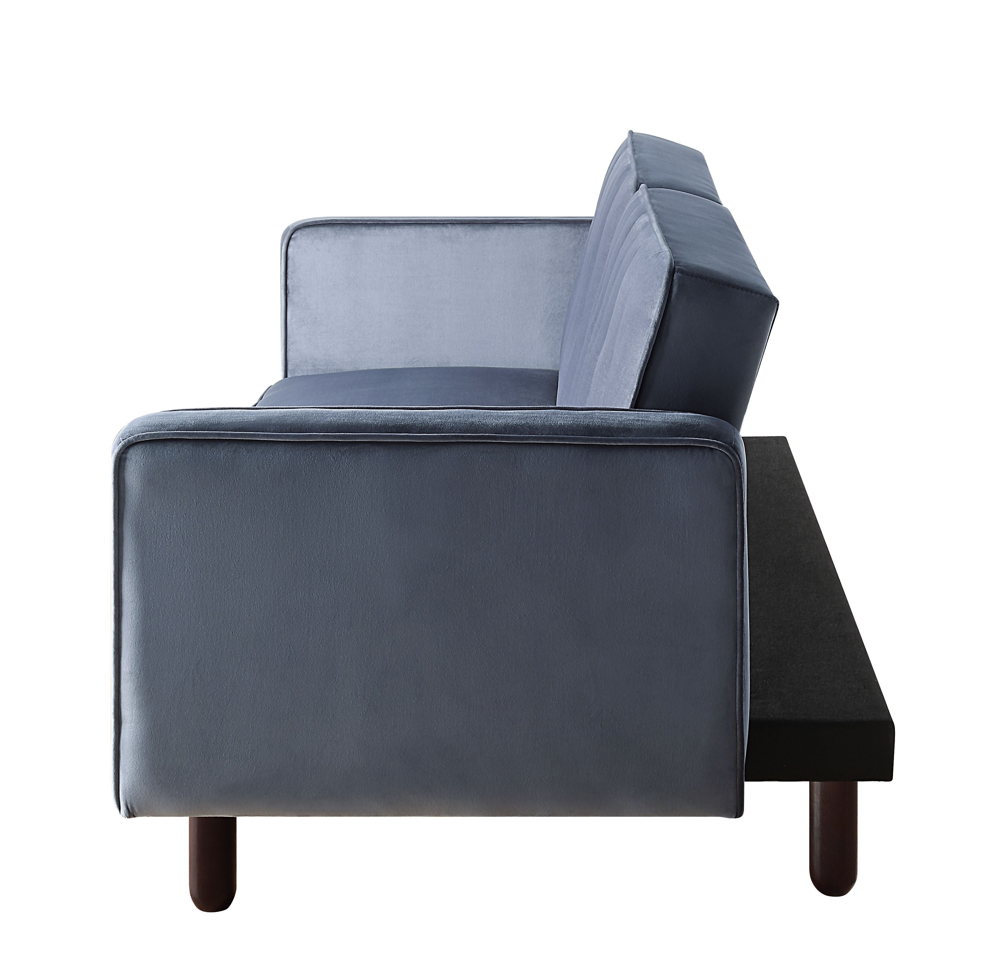 ACME Seat Construction: Full FoamWooden Inner FrameWood LegsKD Leg & ArmrestTight Back & Seat Cushion Button Tufted Back Convertible from Sofa to Sleeper | Meri Furniture