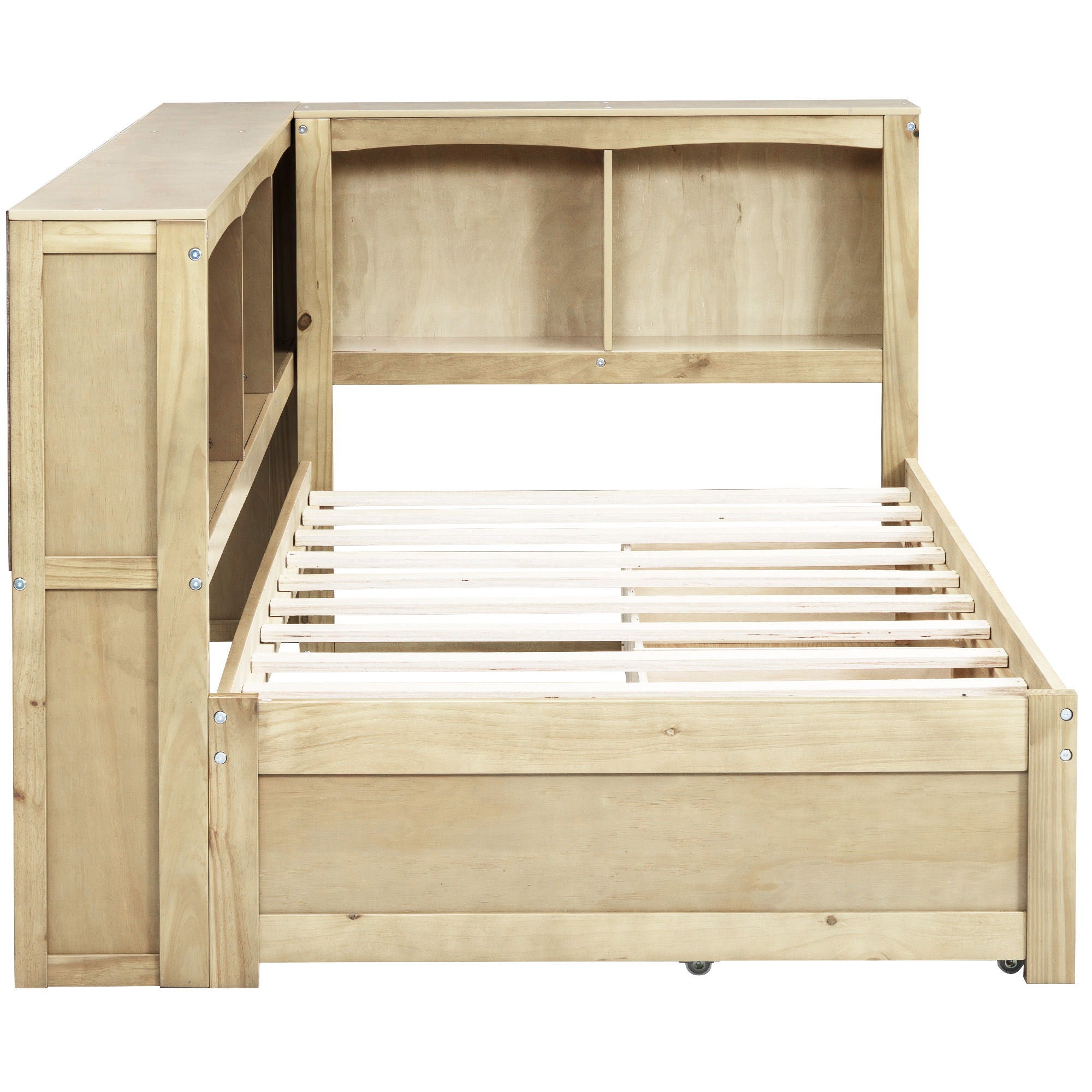 Daybed With 2 Storage Drawers, Storage Cabinets, USB Ports
