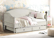 ACME Lucien - Twin Daybed - Antique White Finish | Meri Furniture