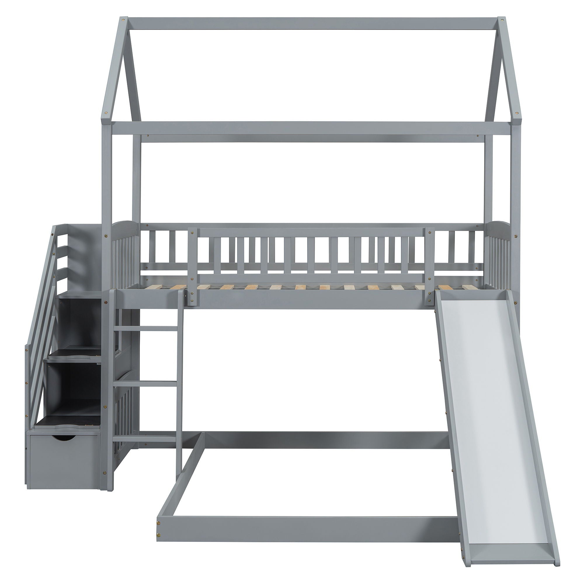 House Bunk Bed With Slide