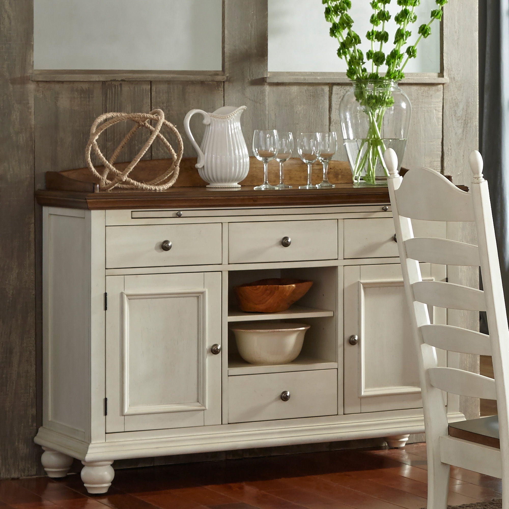Liberty Furniture Springfield - Sideboard - White | Meri Furniture