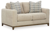 Signature Design by Ashley® Parklynn - Desert - Loveseat | Meri Furniture