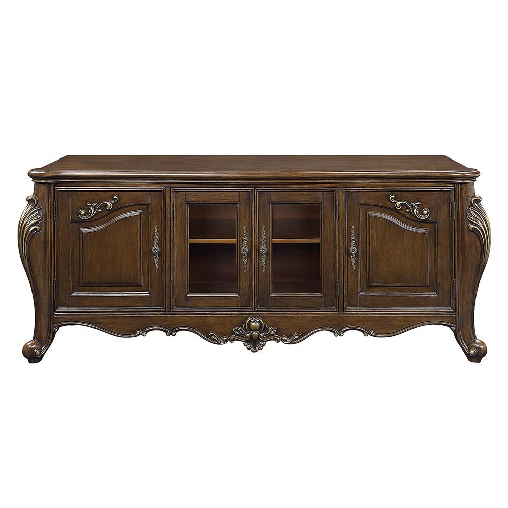 ACME Devayne - TV Stand - Dark Walnut Finish | Meri Furniture