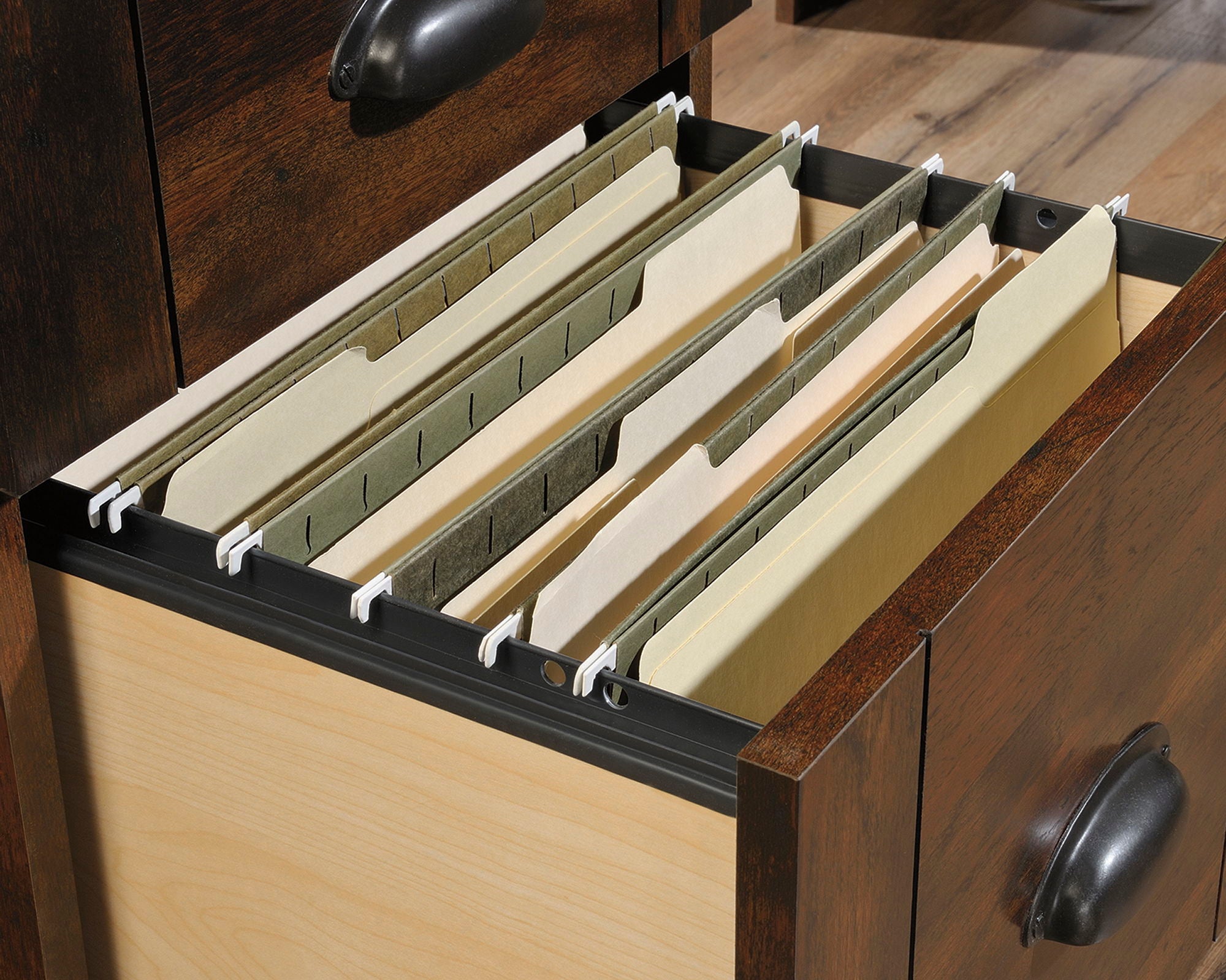 Harbor View Corner Computer Desk Curado Cherry