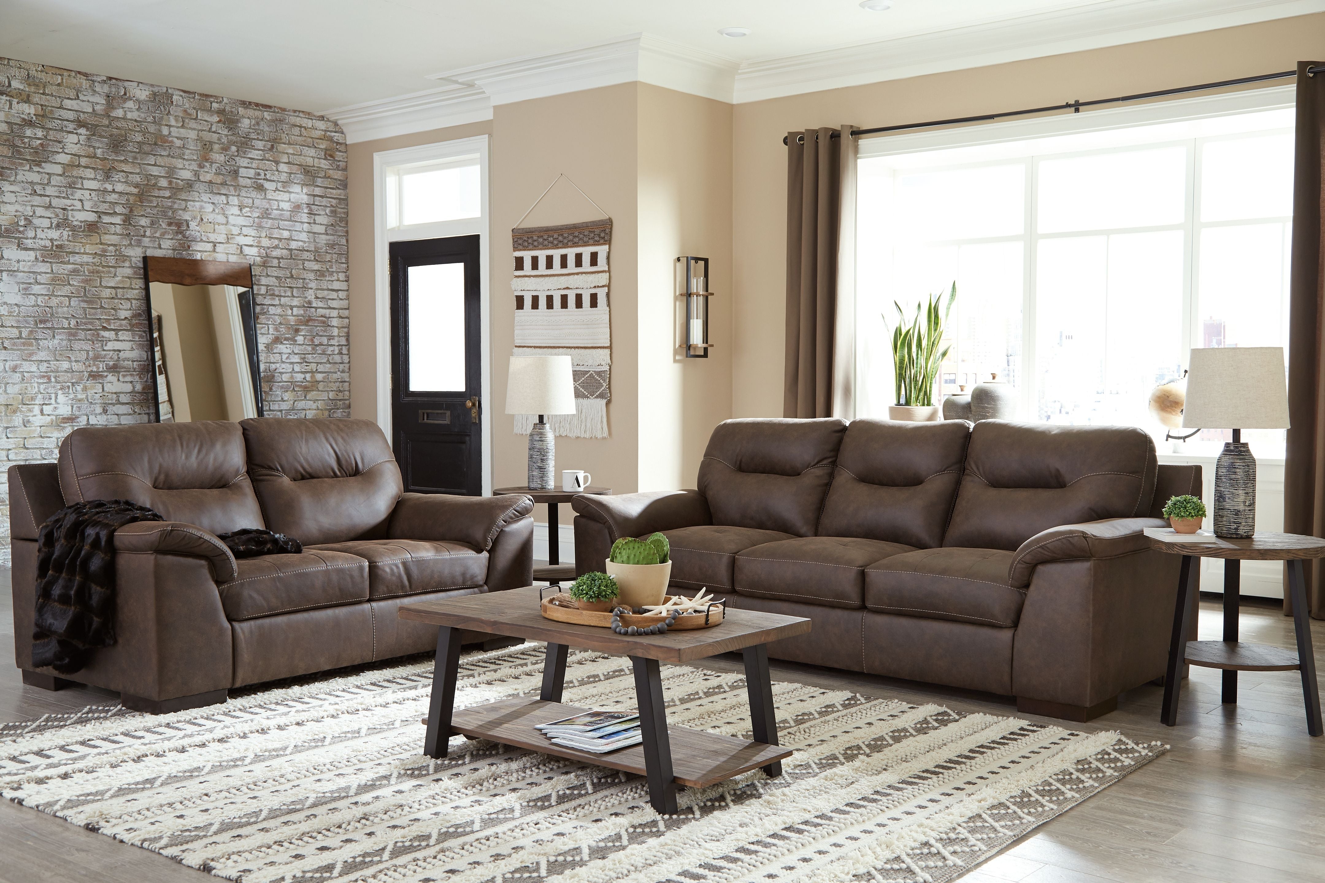 Signature Design by Ashley® Maderla - Living Room Set | Meri Furniture