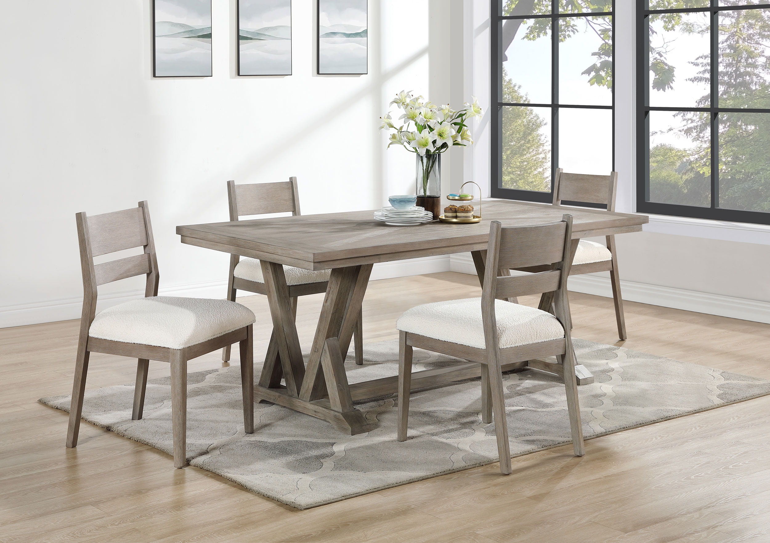 Coaster Fine Furniture Cornelia - Rectangular Dining Table Set | Meri Furniture