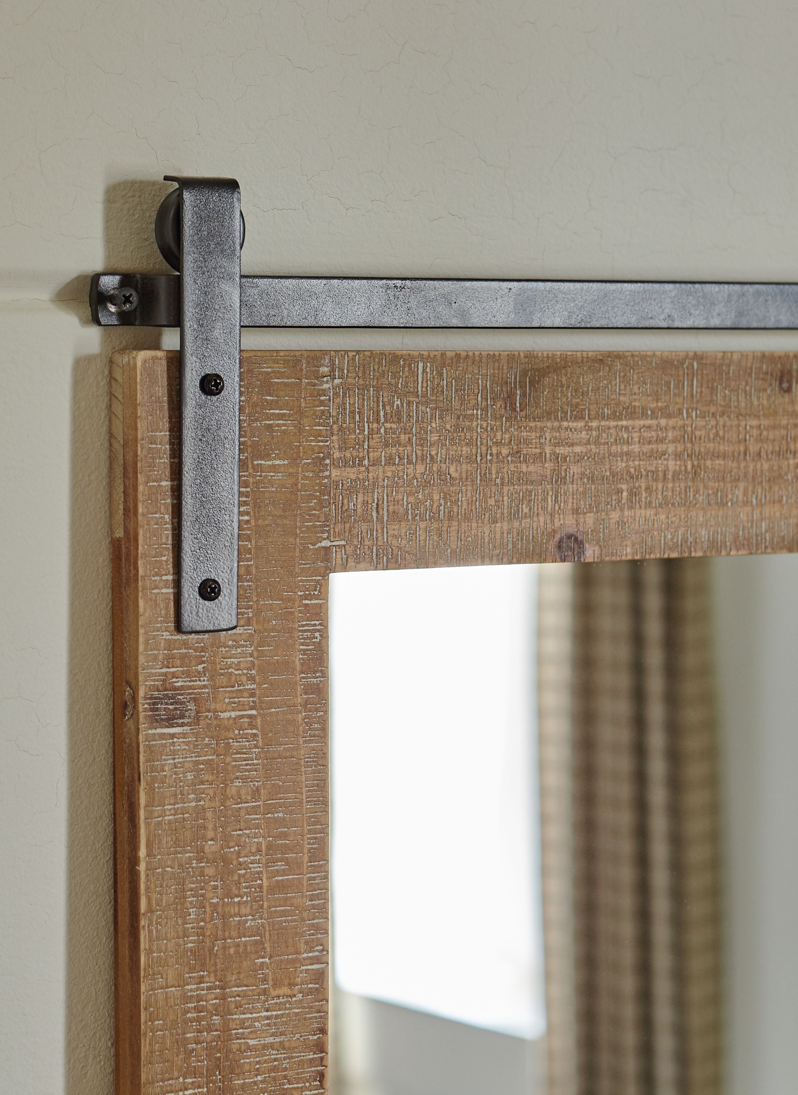 Ashley Furniture Lanie - Antique Brown - Accent Mirror | Meri Furniture
