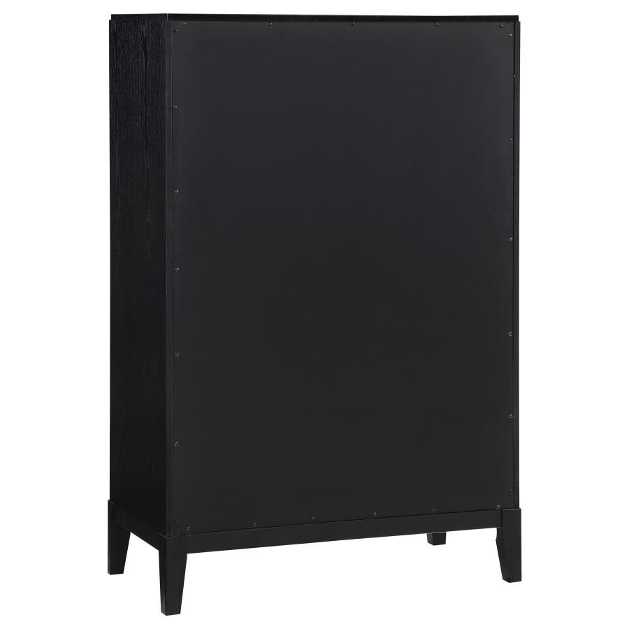 Brookmead - 5-Drawer Bedroom Chest - Black