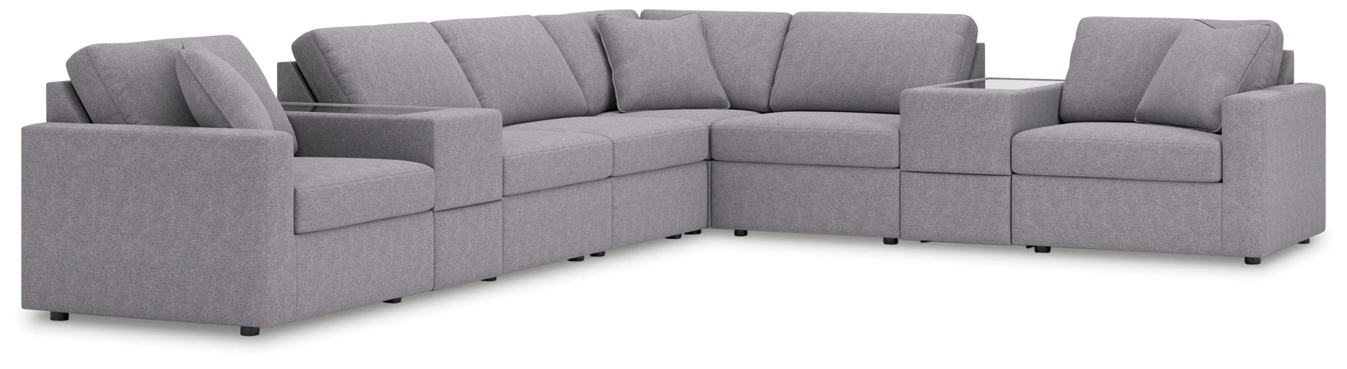 Signature Design by Ashley® Modmax - Granite - Sectional | Meri Furniture